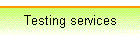 Testing services